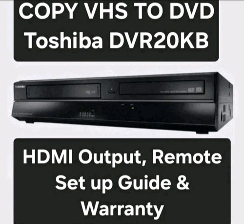Toshiba dvr20kb copia - toshiba, vhs